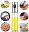 Nothers Rem Store Kitchen Glass Spray Bottle, BBQ Oil Sprayer Dispenser, Fuel Injection Bottle For Cooking, Baking, Roasting, Grilling (Silver)