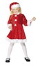 Smiffys-Mini Miss Santa Girls Costume with Hat< >Red/White< >L< >9 to 12< >