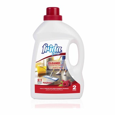 Frida Floor Cleaner &amp; Disinfecatnt, Raspberry - 2 Liter