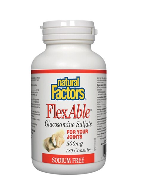Natural Factors - Flexable Glucosamine Sulfate 180 Capsules