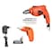 Black+Decker HD5010A5-B5 Hammer Drill With Bits 500W + Screwdriver With Bits Set 3.6V