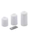 Generic 3-Piece Flameless Color Changing Candle Set White