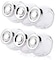 Generic 6pcs Mini Glass Candy Jar Small Jelly Bean Jar Food Storage 30ml 5.5x5x3.5 cm