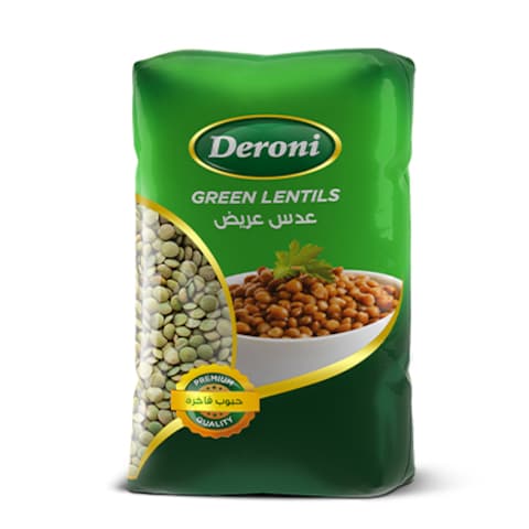 Deroni Green Lentils 900GR