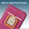 Moxedo Rugged Protective EVA Foam Silicone Kids Case Cover, Shockproof Foldable 360 Rotatable Stand Handle Grip With Pencil Holder Compatible For Apple iPad 2021 (9th Gen) 10.2 inch (Rose Pink)