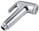 EKT Handheld Toilet Bidet Shattaf Sprayer Head Only - Chrome color