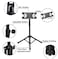 Promage Ipad Tripod Mount Tablet Holder Stand, 360 Adjustable Cradle Bracket Tripod Mount For Apple Ipad Pro 12.9, Ipad Pro 11, Ipad Pro 10.5, Pro 9.7