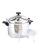 Generic Aluminium Pressure Cooker With Rack, Silver/Black 40L
