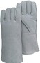 ABBASALI Leather Welding Gloves Heat Fire Resistant Welders Glove 15 Inch (GREY)