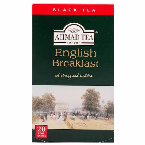 Buy Ahmad Tea English Breakfast Tea - 50 Tea Bags in Egypt