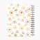 Loud Universe Spiral Notebook Gold Eggs Hard Cover Notebook with Premium High Quality Paper A5 Size