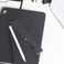 Ringke Pen Sleeve [Charcoal Gray] Compatible With Apple Pencil (1St And 2Nd Gen) Holder 3M Adhesive Sticker Pocket Case For Ipad Pro 12.9/11/10.5/9.7 &amp; Ipad/Ipad Air Stylus