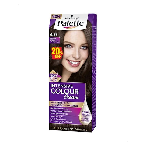Schwarzkopf Palette Intensive Color Creme - 4-0 Medium Brown