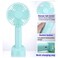Handheld Fan, Portable Small Fan with 3 Speeds, USB Rechargeable Hand Fan, Personal Fan Battery Operated for Outdoor, Indoor, Office, Travel (Blue)