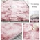 Generic Rug, Long Pile Rug, Pile Height Modern Shaggy Soft Touch Hardwearing, For Home Nursery Decor Bedroom Dormitory Rectangle - Purple Pink 140X200cm
