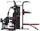 Marshal Fitness 3 Station Multi Home Gym with 72kgs weight Stack With Power Tower Pull Up station Situp Bench and Leg Press-MF-9947-3