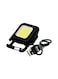 Rahalife Small LED Flashlight 800 Lumens COB Rechargeable Keychain Mini Flashlight 4 Light Modes Portable Pocket Light With Folding Bracket Bottle Opener And Magnet Base For Fishing Walking Camping