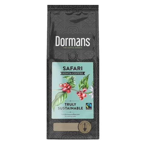 Dormans Safari Fairtrade Medium Roast Coffee Beans 375g