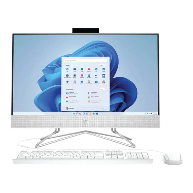 HP All-In-One 24-DQ1040NH, 79J556, 11th Gen, i7-1165G7, 8GB RAM, 1TB HDD, Intel Iris Xe Graphics, 23.8&Prime; Touch Screen FHD, English Keyboard, DOS, White Wired Keyboard And Mouse, Natural Silver