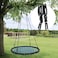 RBWTOYS Existing Swing - 100cm Round Outdoor Swing Set - Own Backyard Playground - Adjustable Hanging Ropes - Comfortable Seat RW-13133