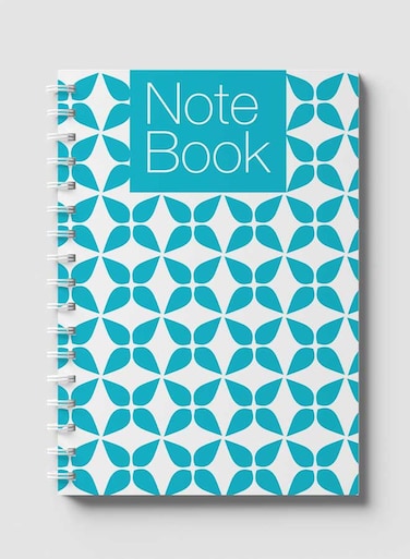 Lowha Spiral Notebook With 60 Sheets And Hard Paper Covers With Seamless Design, For Jotting Notes And Reminders, For Work, University, School