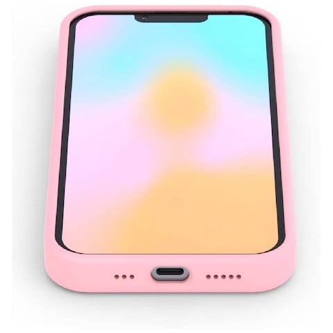 Protective Shockproof Liquid Silicone Case Cover For Apple iPhone 14 Pro Pink