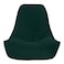 In House Harvey Velvet Bean Bag Chair - Large - Dark Green