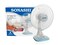Sonashi 16 Inch Desk Fan With 3 Speeds - Oscillation Functions, Streamlined Portable Design With 5 Blades And Korea Guard Ring, Low Noise Function SF-8028D White/Blue