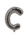 Party Time Letter C Foil Balloon