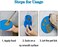 Slow Food Dog Lick Pad,Dog Lick Mat with Strong Suction,Dog Bathing Supplies,Dog Beauty Bath Stability Lick Stick for Pet Bathing, Grooming and Training (Blue)