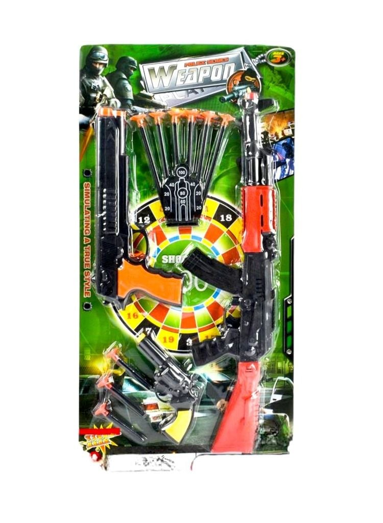 Buy Rally Police Pretend Play Gun Playset With Sticky Bullets For Kids ...