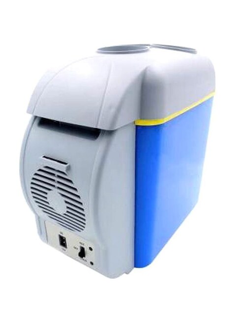 Generic 7.5 Liter Portable Cooling And Warming Refrigerator 5965945 Grey/Blue