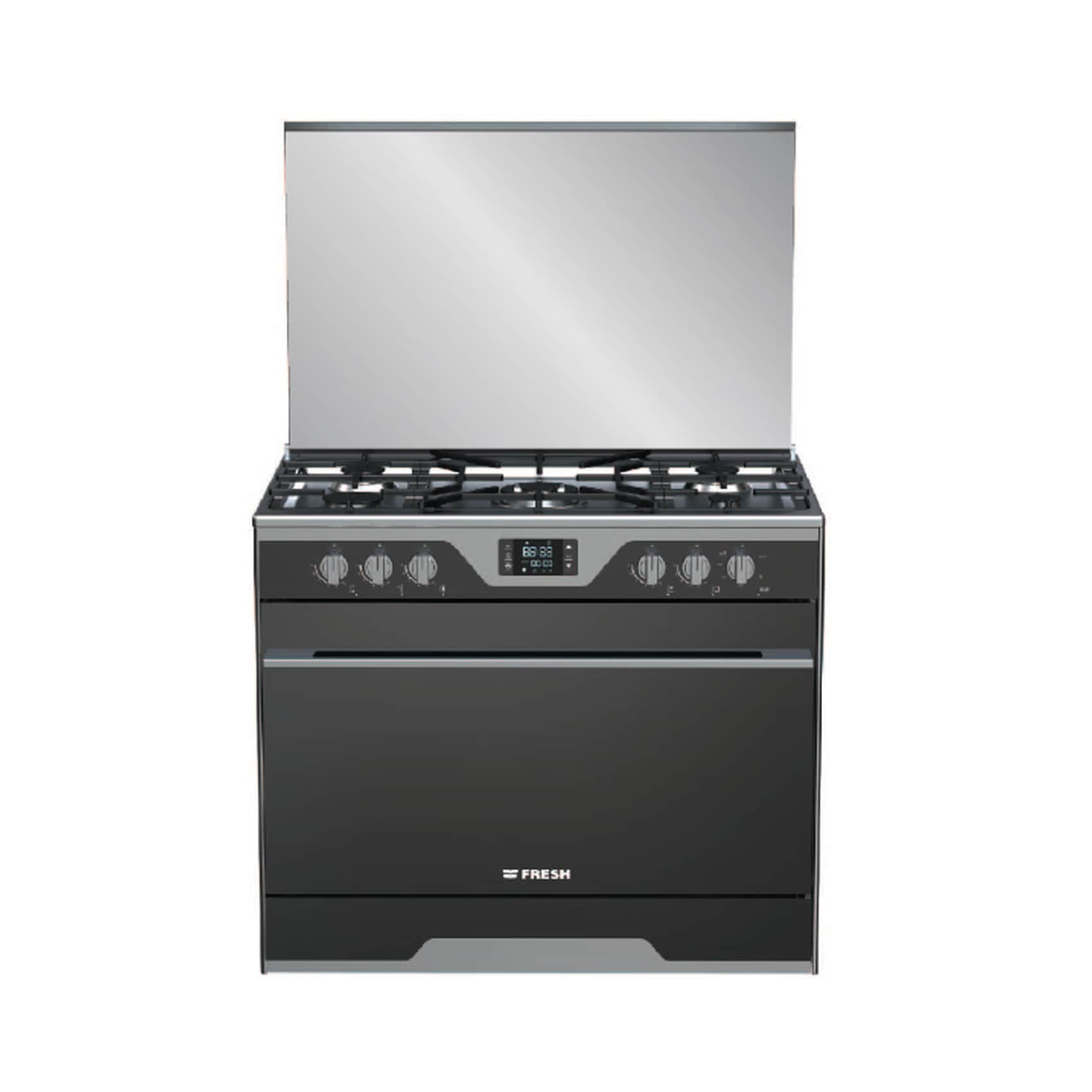 Buy Fresh Modena Gas Cooker - 90 Cm - 5 Burners - Black Online ...