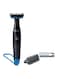 Philips - Bodygroom Series 1000 Body Groomer Black/Silver