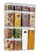 BestStore Set of 14 Airtight Food Storage Containers with Chalkboard, Labels and Marker