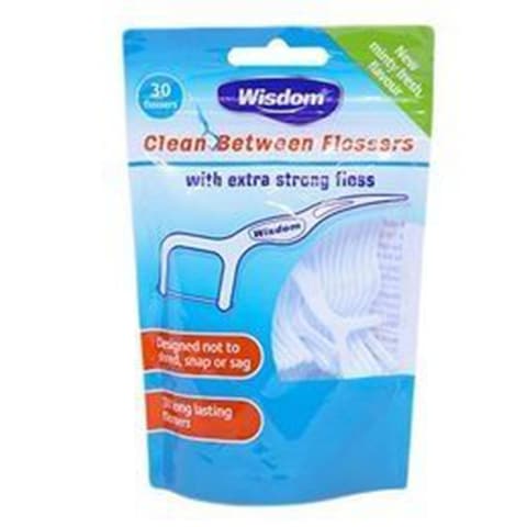 Wisdom Disposable flossers 30 pieces 