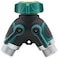 Generic Durable Y-Shape Practical Hose Splitter 3/4 Double-Pass Splitter Agriculture Garden 2-Way Irrigating Tool Garden Accessories