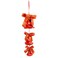 Christmas Bells Cluster Red 35cm