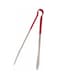 Almufarrej Multipurpose Food Tong Silver/Red 34cm
