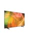 Samsung 60 Inch TV, Crystal UHD, 4K Processor, AirSlim, PQI 2200, HDR 10+, Mega Contrast, UHD, Dimming Dynamic Crystal Color, Built in Receiver, 2021, UA60AU8000UXUM, Black