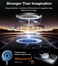TORRAS Magnetic Clear For iPhone 15 Pro Max Case, Military Grade Drop Tested, Anti-Yellowing, Compatible With MagSafe, Slim Yet Protective Non-Slip Phone Cover For iPhone 15 ProMax Case, Crystal Clear