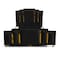 In House Paris Velvet Bed Frame - Queen - 200x150 cm - Black