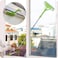 Skeido Window Cleaning Brush Mop 2 In 1 U Shape Retractable Foldable Handle Adjustable Cleaning Tools