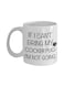 muGGyz Small Fossil Pattern Printed Coffee Mug White