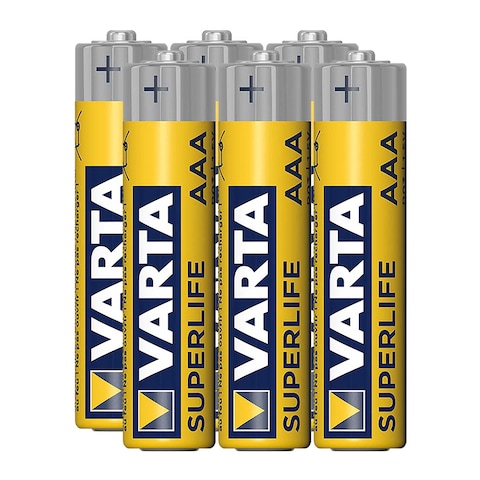 Varta AAA Batteries Superlife - 6 Pieces