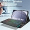 Touch Case With Keyboard For Samsung Galaxy Tab A9 Plus 11&quot;, 2023, Multi-Touch Trackpad -Detachable Wireless-Pen Holder Tablet Keyboard Cover For Samsung Tab A9+