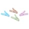 Delcasa 24 Pcs Plastic Clip With Rope, Dc2027, Laundry Clothes Pins Clips With 10 Meter Rope, 4 Colors Clothes Drying Line Pegs For Kitchen Outdoor Trip, Air-Drying Clothing Pin Set