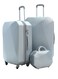 شنـط و حقائب سفر بعجلات دوارة مكونة من 6 قطع، لون رمادي فاتح