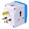 Elexon 3-Way Universal Adapter EL7305 White