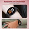 Moxedo Silicone Waterproof Adjustable Replacement Watch Band 22mm Compatible for Samsung Galaxy Watch 5 (Black/Orange)